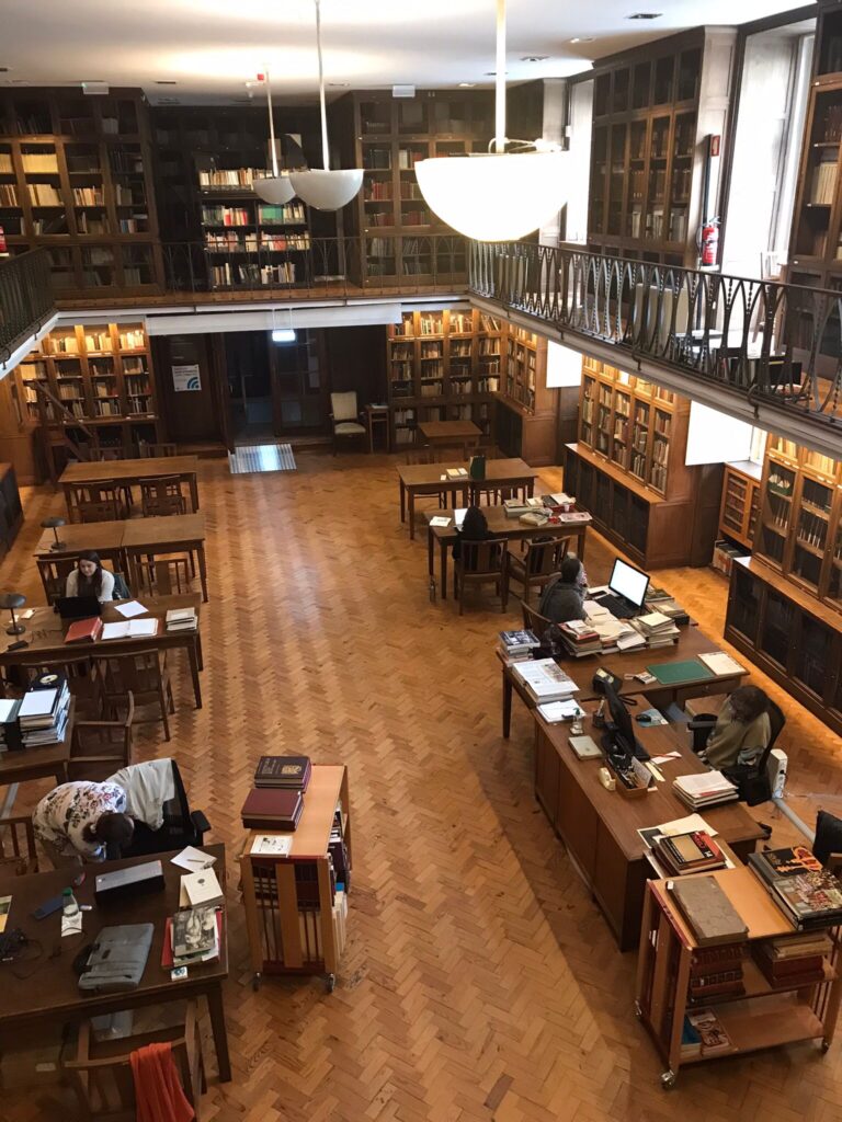 Museu Nacionale de Arte Antiga raamatukogu ülalt. Foto: Hegely Klaus.